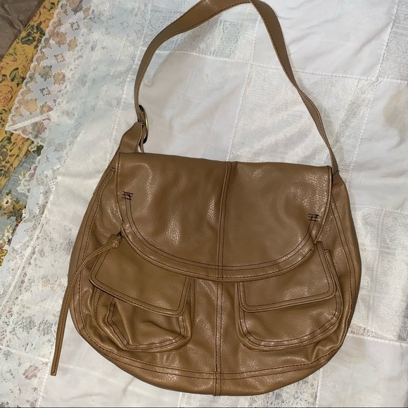 Satchel Bag. Brand NEW.  TAN. Lots of storage. - Picture 5 of 5
